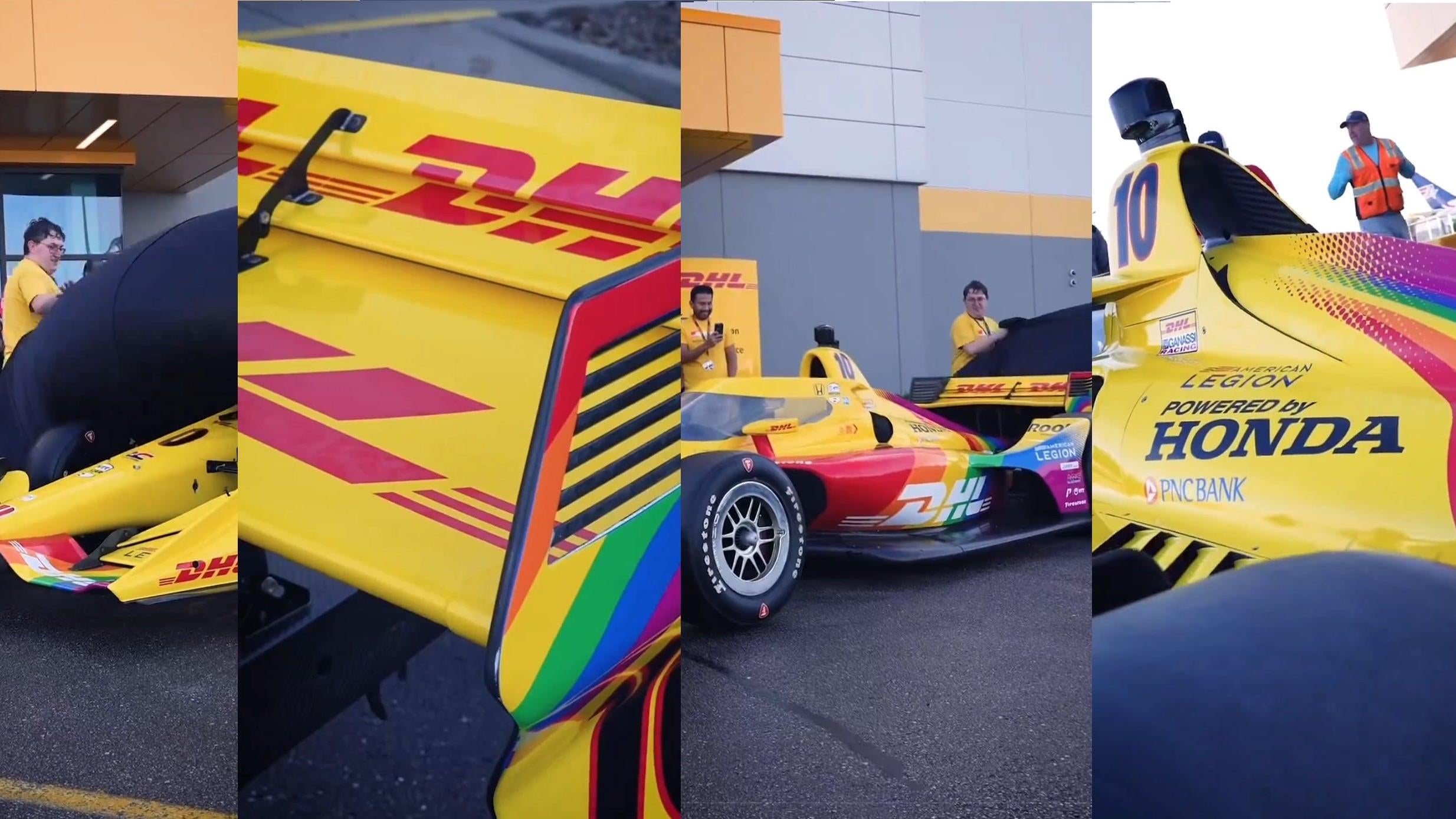 Image for article titled IndyCar Champ's Pride Livery Frickin' Rules